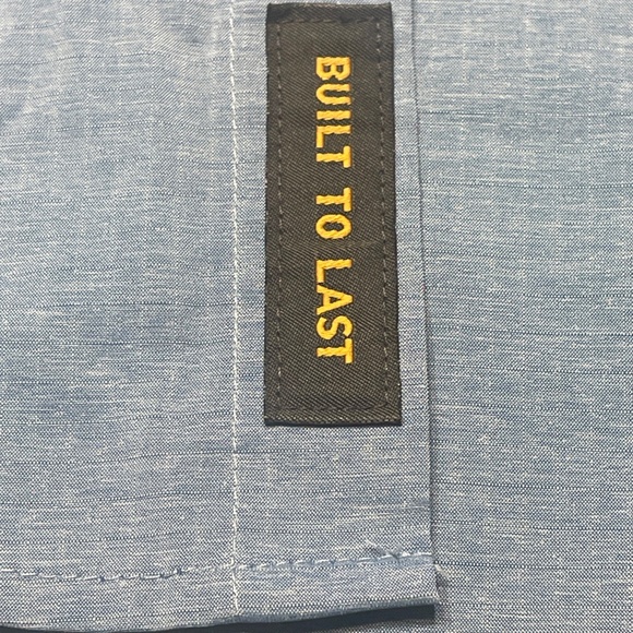 Ariat Rebar Made Tough VenTEK Dura Stretch Work Shirt XL Color Blue MINT!!! - Picture 9 of 16